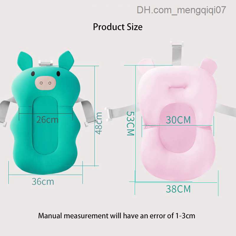 Bathing Tubs Seats Newborn baby soft seat cushion bathtub floating air cushion pillow cushion baby shower cushion Z230817