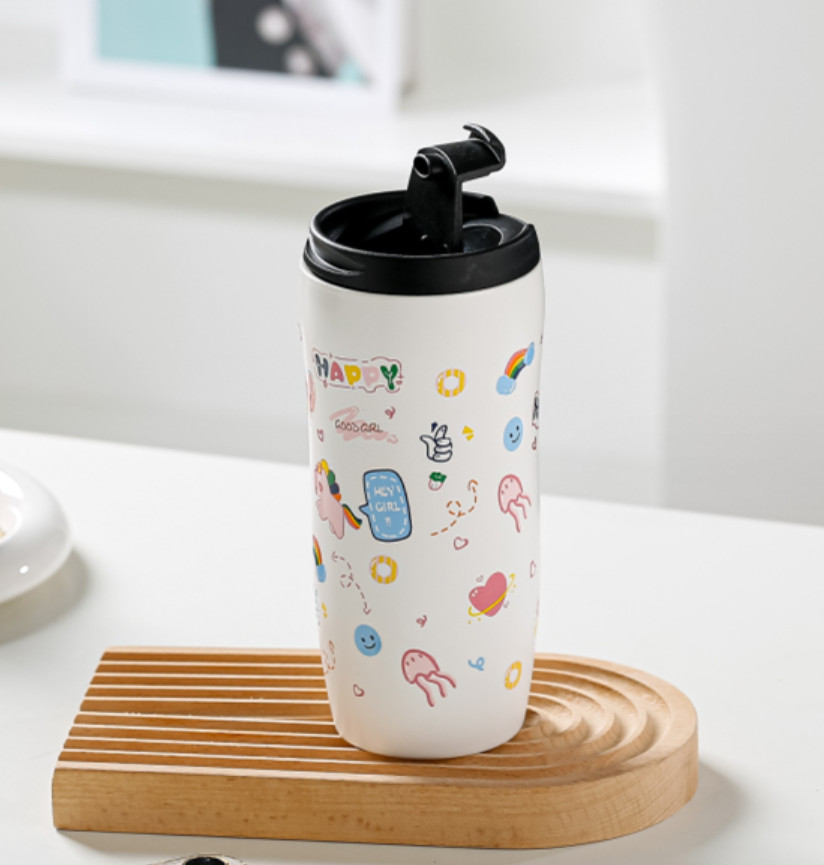 The latest 15.2oz cartoon ceramic coffee mug Cup, many style choices, support customization of any logo