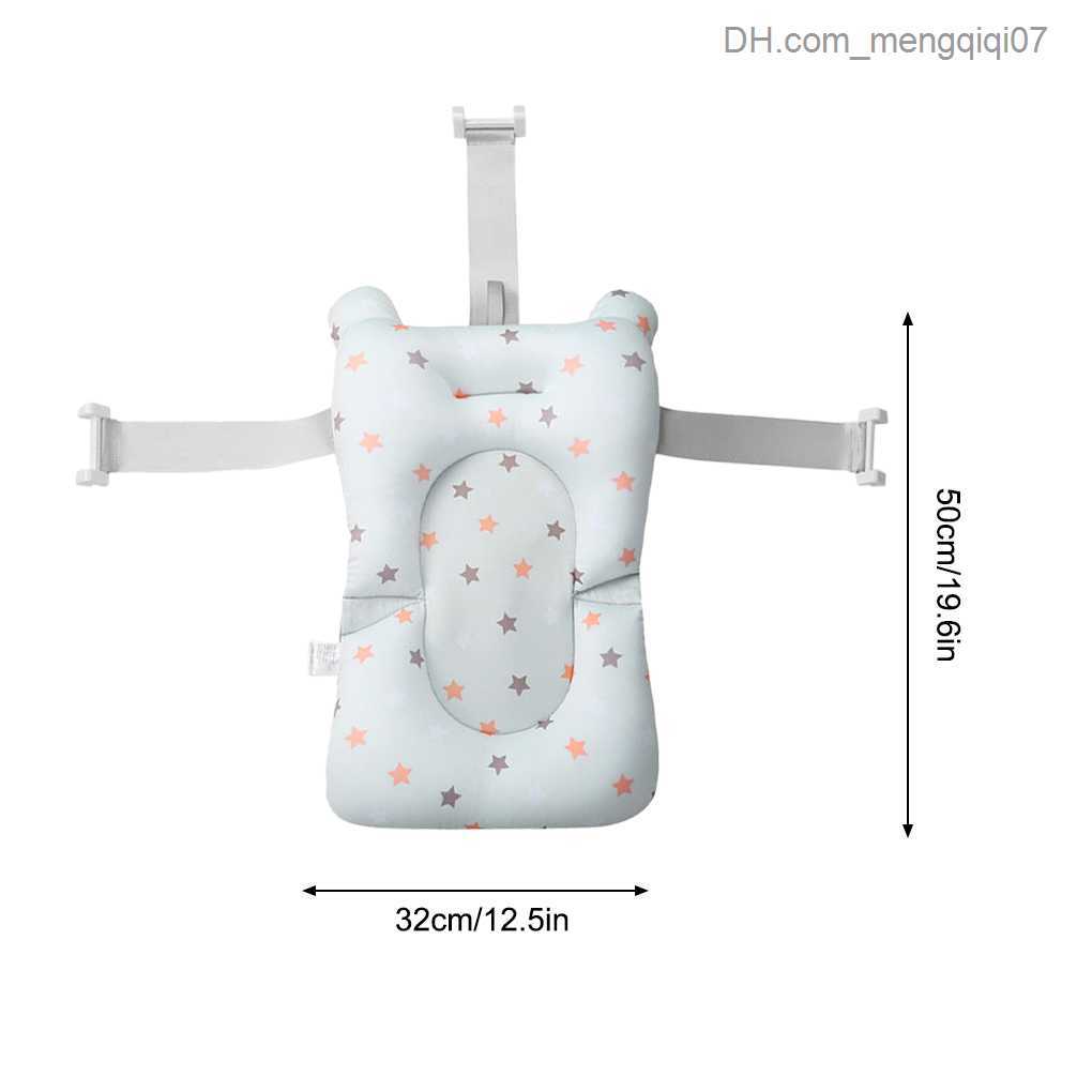 Bathing Tubs Seats 1/2 baby shower seat safety support pad portable washable breathable and comfortable for newborns and young children with shoulder 