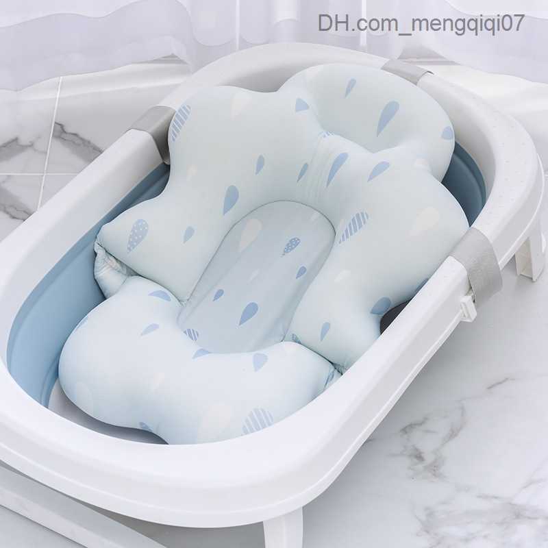 Bathing Tubs Seats Portable baby bathtub pad non slip bathtub shower seat pad foldable bathtub pillow newborn safety bathtub support pad Z230817