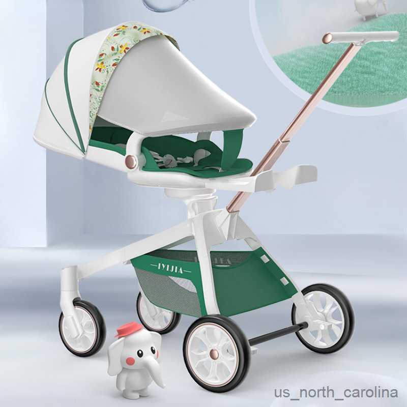 Strollers# Baby Stroller Foldable Travel Carriage Cart Lightweight Stroller Children Four-Wheel Cart Portable carriers and strollers R230817