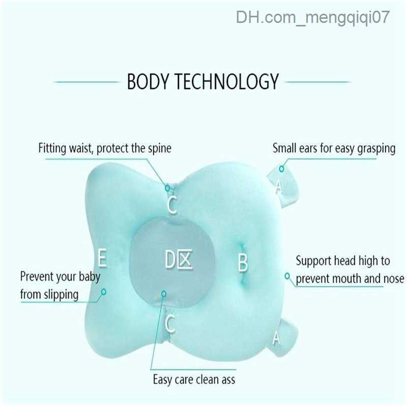 Bathing Tubs Seats Baby shower net baby shower bathtub bathtub seat anti slip baby safety support baby safety shower pad Z230817