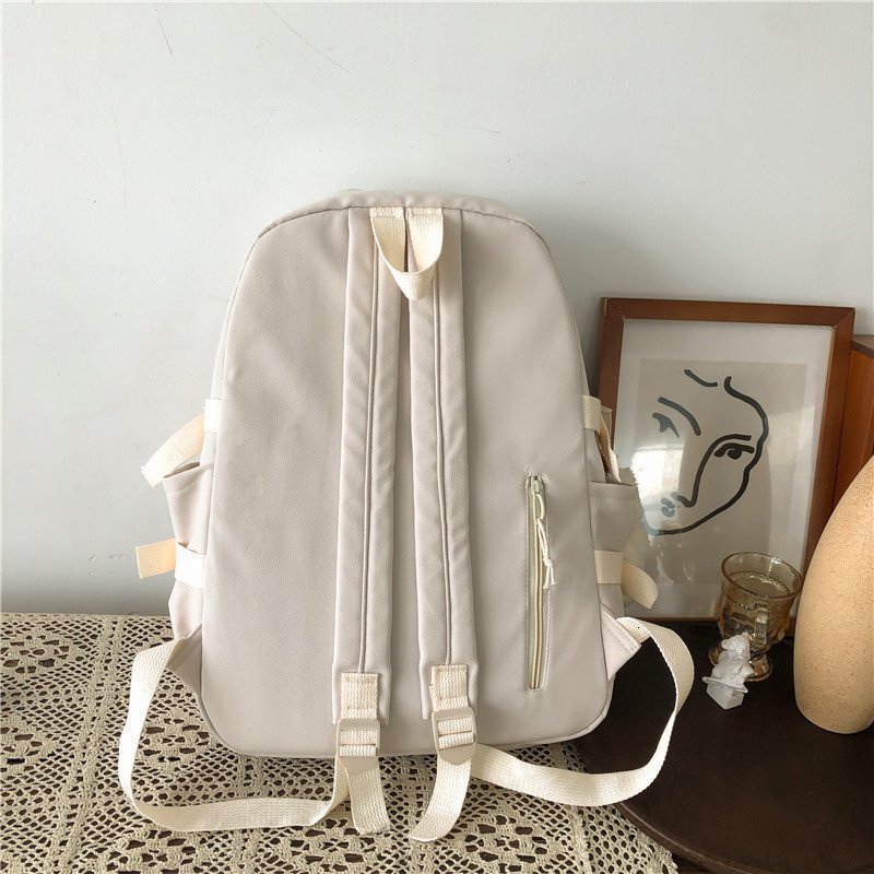 School Bags Fashion Women Backpack Waterproof Girl College Female Kawaii Student Cotton Cute Bag Harajuku Solid Teenager Mochila 230817