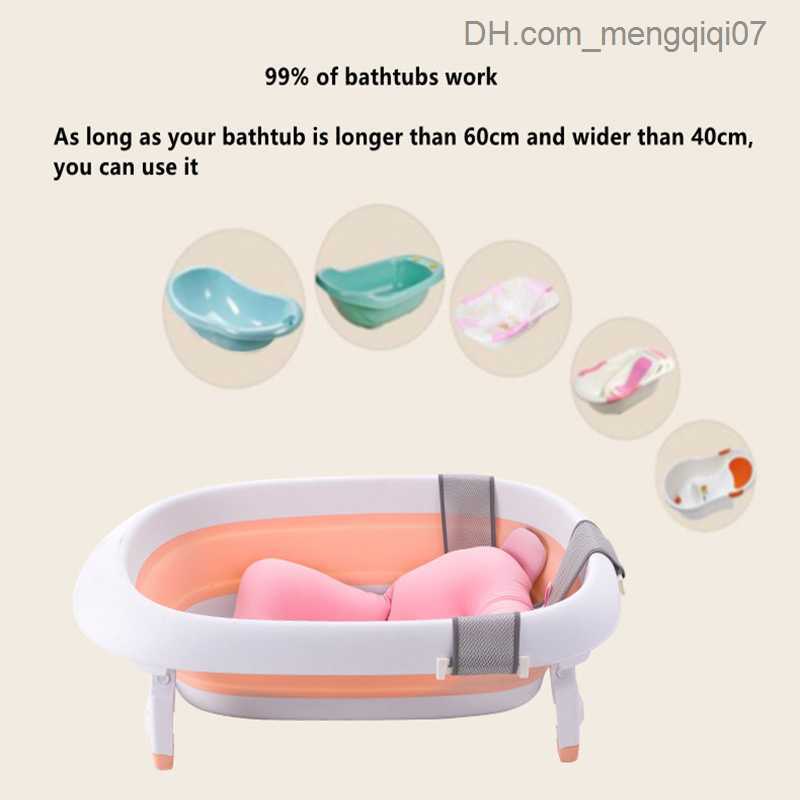 Bathing Tubs Seats Baby shower seat support pad newborn safety bathtub pad adjustable bathtub bathtub baby shower non slip foldable soft pillow Z23081