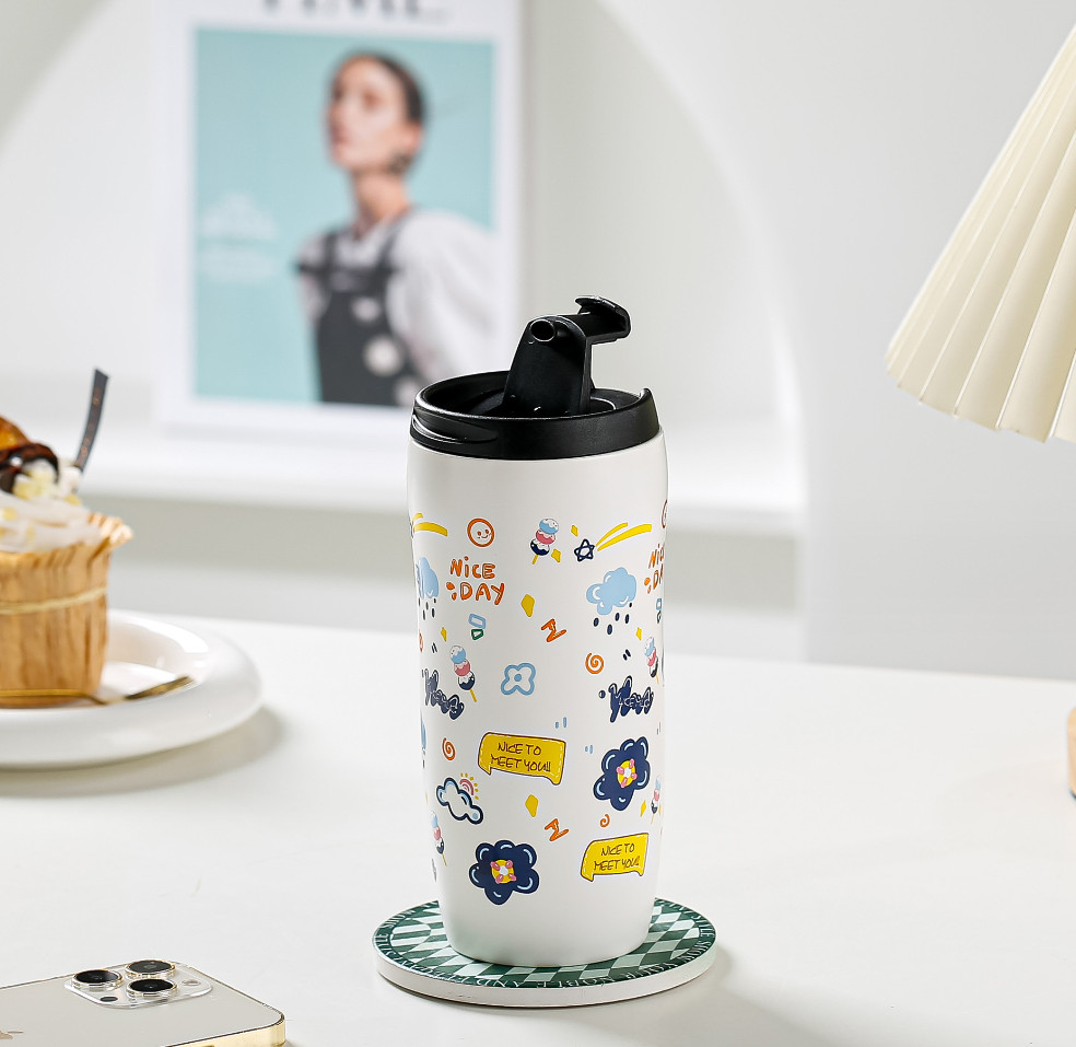 The latest 15.2oz cartoon ceramic coffee mug Cup, many style choices, support customization of any logo