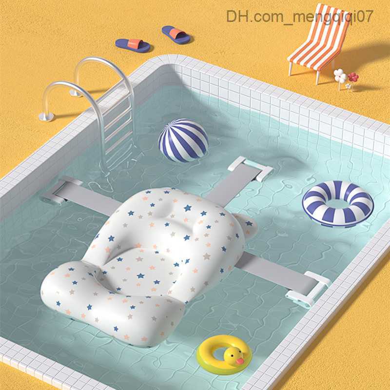 Bathing Tubs Seats Baby bathtub pillow baby anti-skid soft and comfortable body cushion baby bathtub seat support cushion foldable baby bathtub cushio