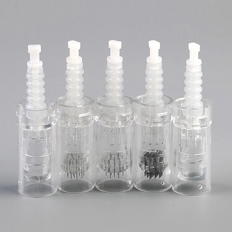 50Pcs Needles Cartridge Dr.Pen N2 M5 M7 E30 Derma 1/3/F5/7/9/12/24/36/42 Pin Nano Tip 3D 5D Silicone Microneedle Replacement Head Dermapen Use