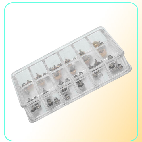 40PCS Watch Crowns Watch Waterproof Replacement Assorted Repair Tools with Box