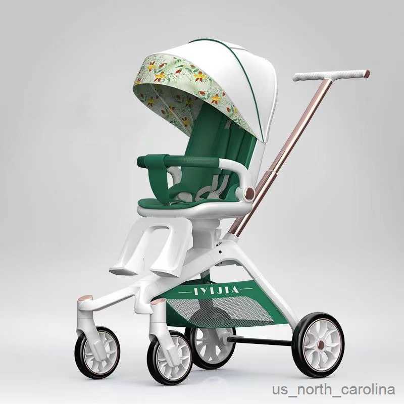 Strollers# Baby Stroller Foldable Travel Carriage Cart Lightweight Stroller Children Four-Wheel Cart Portable carriers and strollers R230817