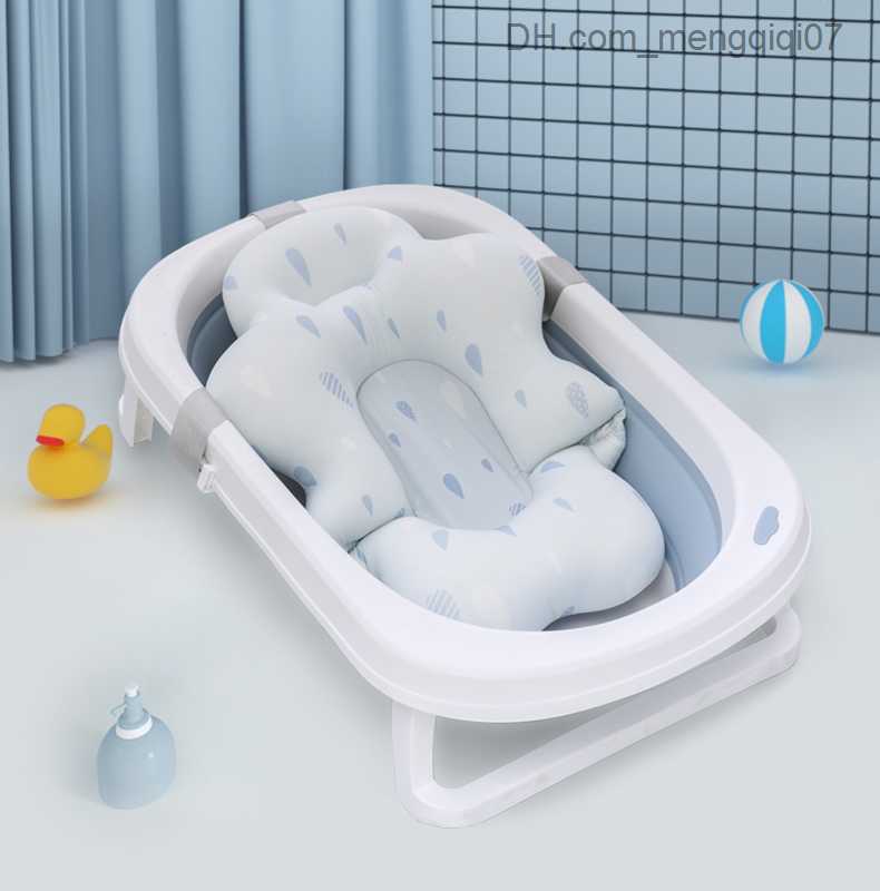 Bathing Tubs Seats Baby Safety Bathing Net Baby Floating Bathtub Mat Newborn Shower Support Mat Cute Portable Mat Non slip Mat Z230817