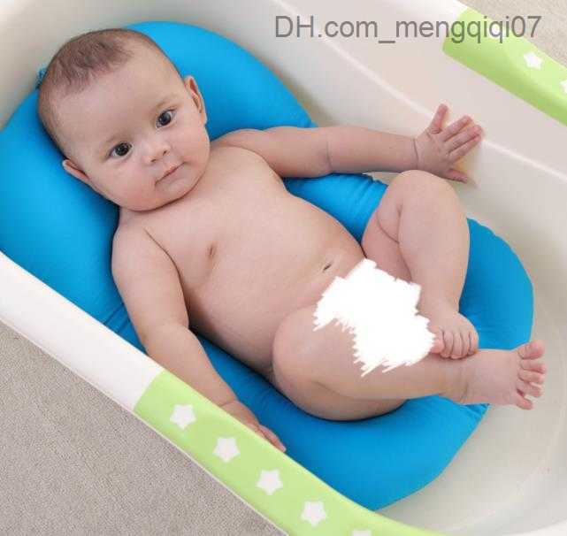 Bathing Tubs Seats Newborn baby bathtub seat support cushion foldable bathtub cushion chair anti slip bathtub new birth safety soft pillow Z230817