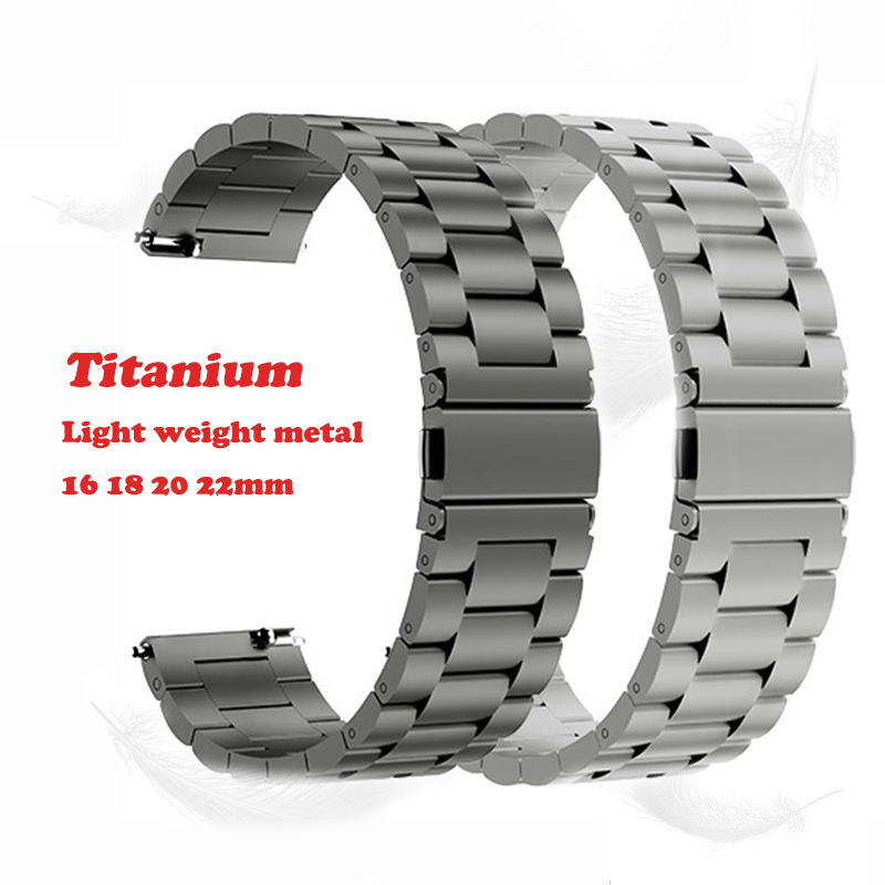 Watch Bands Metal Strap 22mm 20mm 18mm 16mm Band Quick Release Universal Bracelet Smart Replacement Wristband Business 230816