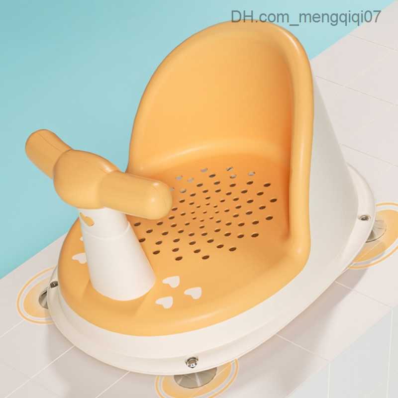 Bathing Tubs Seats Baby bathtub seat anti slip baby bathtub bracket detachable handle design bathtub chair suitable for boys and girls aged 6-18 month