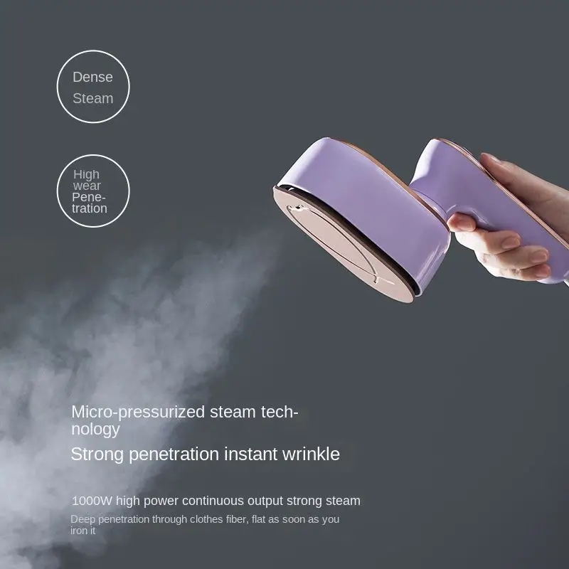 Portable Mini Steam Iron: Get Wrinkle-Free Clothes Anywhere with This Handheld Garment Steamer!