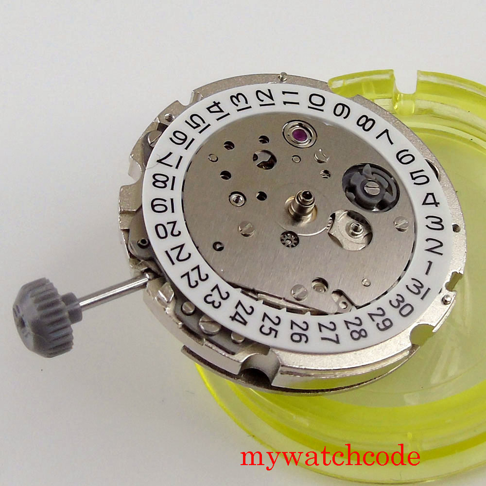 Repair Tools Kits 21 Jewels Miyota 8215 821A Hack Second Stop Date Window Automatic Mechanical Movement Watch Accessories Replacements Gold Parts 2308
