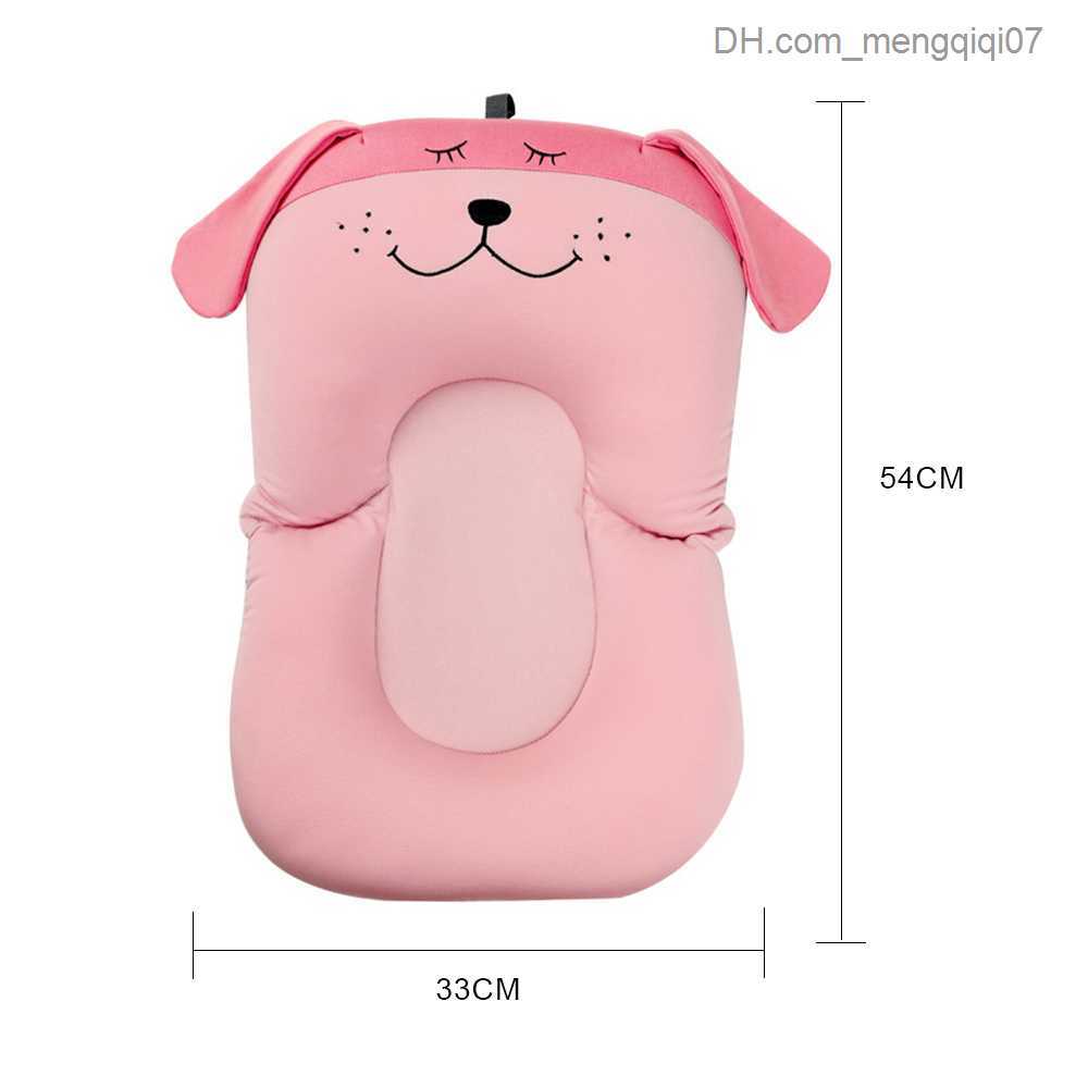 Bathing Tubs Seats Baby bathtub floating pad newborn safety shower seat cushion animal cartoon anti slip bathtub pad children's portable air pad 