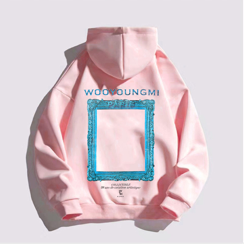 Men's Hoodies Sweatshirts Oversized WYM Hoodeds Retro Men's Sweater Korean Style Street Fashion Women's Street Clothing Top Men's  - view 5