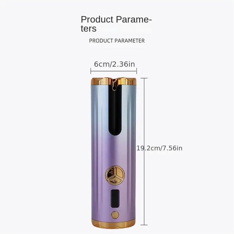 Full-automatic Curling Iron Big Waves Do Not Hurt Negative Ions Lazy Portable Mini Wireless Curling Iron
