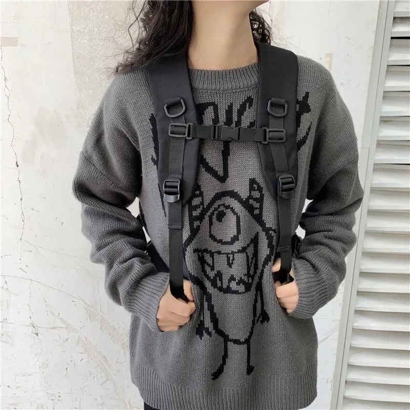 School Bags Backpacks Preppy Students Backpack Large Capacity Button Travel Bag Solid Simple Harajuku Chic Fashion Retro Unisex High Street 230817