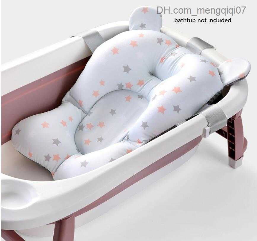 Bathing Tubs Seats Baby Bathtub Cushion Foldable Baby Bathtub Seat Support Cushion Newborn Bathtub Chair Baby Non slip Soft Comfort Body Cushion Z2308