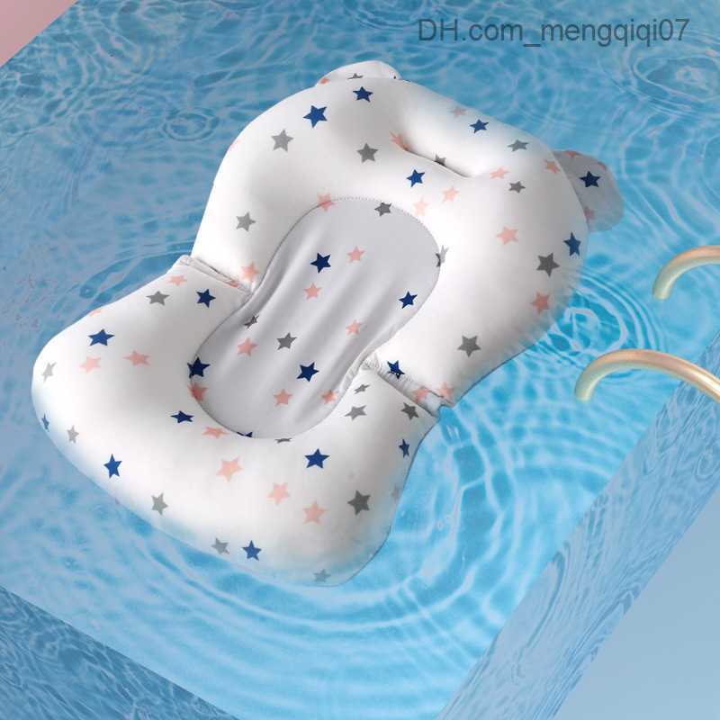 Bathing Tubs Seats Portable baby bathtub mat adjustable bathtub shower mat newborn support seat mat foldable baby bathtub seat floating water mat Z230
