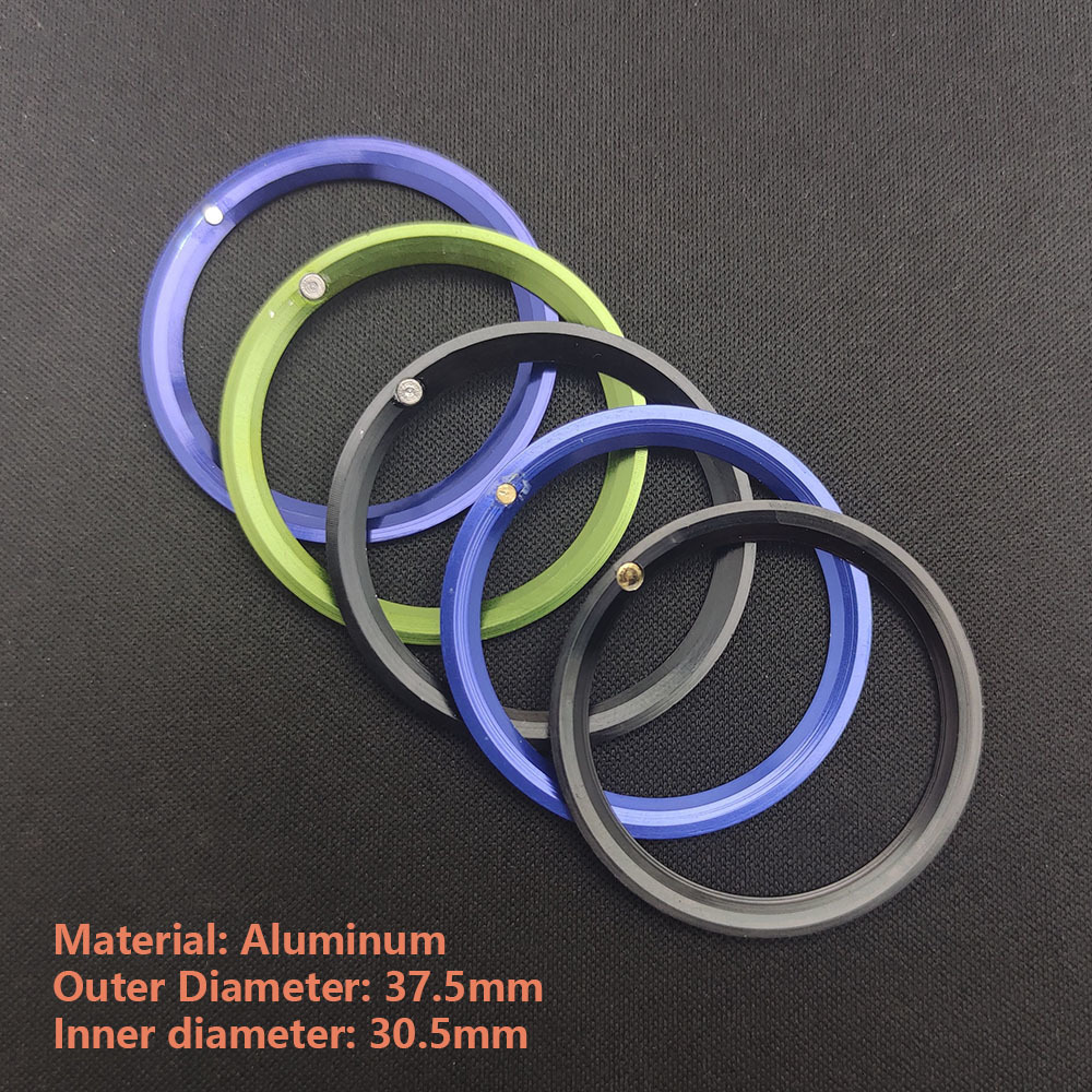 Repair Tools Kits 37.5*30.5mm Luminous Aluminum or Ceramic Bezel Insert Replacement of watch accessories parts 230817