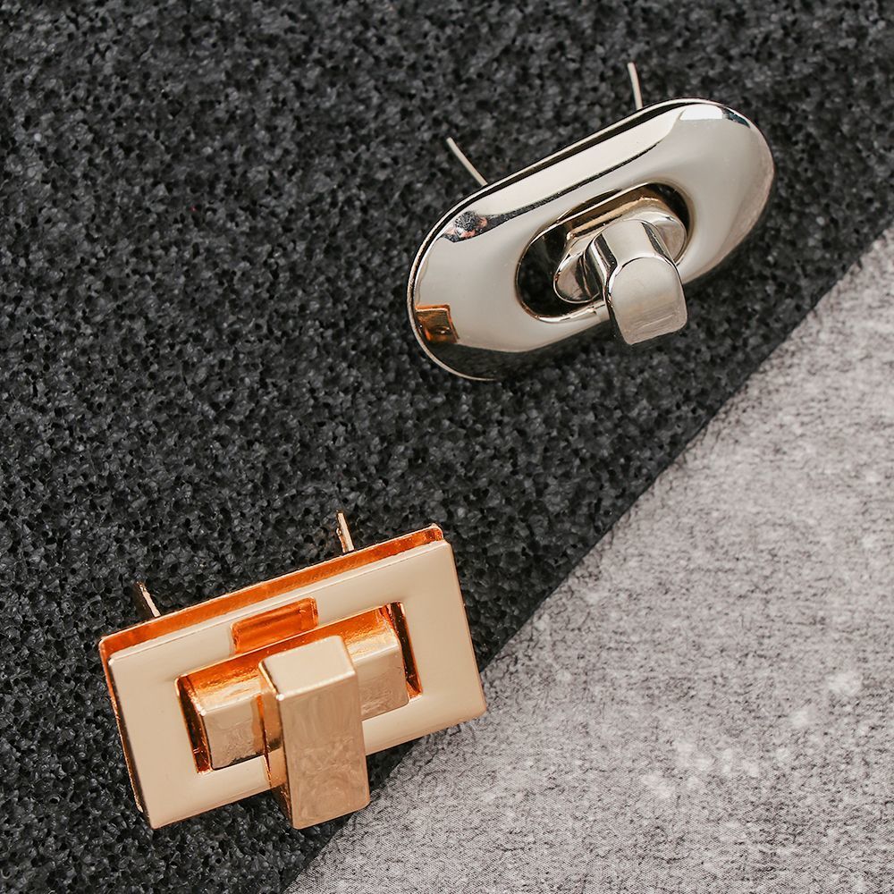 Bag Parts Accessories 1Pcs Turn Locks Twist Lock DIY Metal Clasp Handbag Shoulder Purse Buckle Hardware Closure 230817