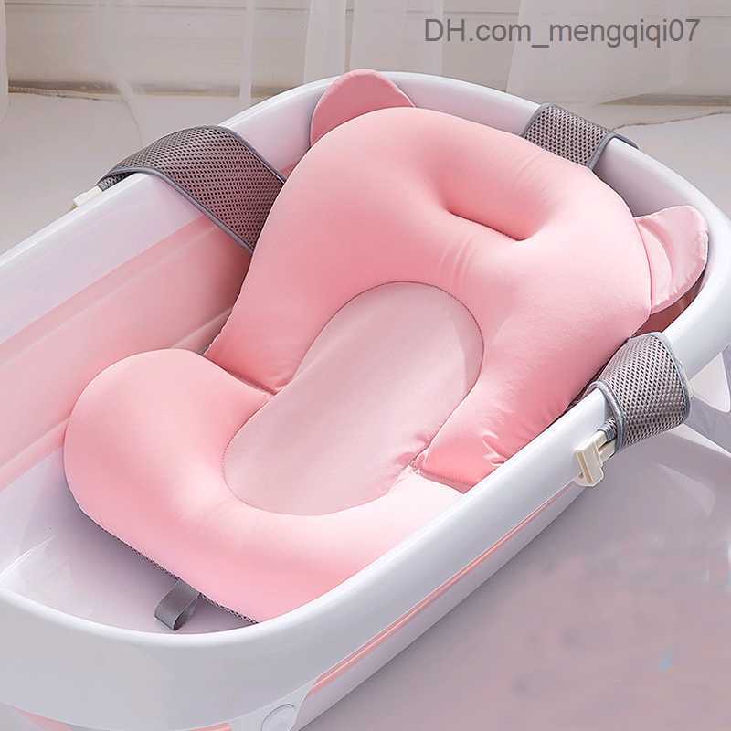 Bathing Tubs Seats Baby shower pad baby bathtub safety pad baby shower seat portable safety support pad foldable soft non slip and fast drying Z230817