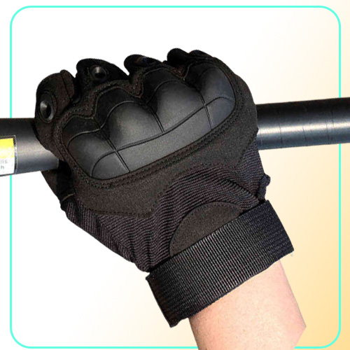 Tactical Full Finger Men Gloves Touch Screen Paintball Aioft Hard Knuckle Outdoor Climbing Riding Army Combat Gloves210f