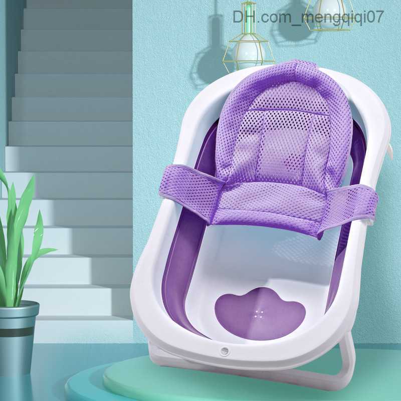 Bathing Tubs Seats Newborn safety bathtub support pad foldable soft pad baby shower bathtub pad anti slip bathtub seat support pad Z230817