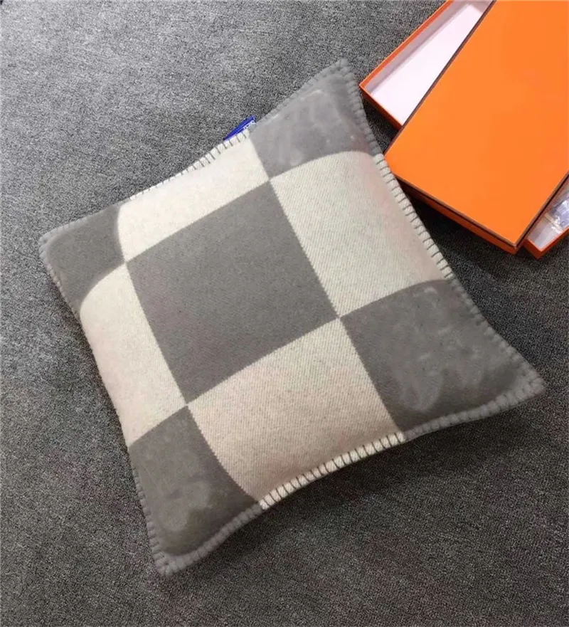 High-end designer pillow bedding home room decor pillowcase couch chair sofa orange car thick cashmere cushion multisize men women casual