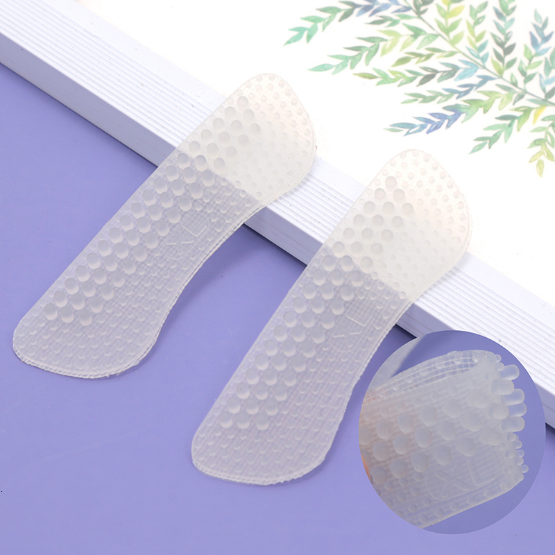 Shoe Parts Accessories Silicone Heel Stickers Heels Grips for Women Men Anti Slip Cushions NonSlip Inserts Pads Foot Care Protector 230817