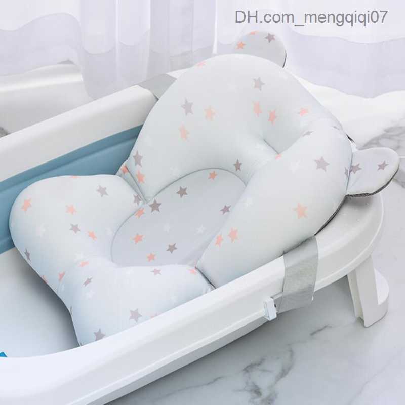 Bathing Tubs Seats 7-style baby bathtub seat baby anti-skid soft bath cloth cushion body cushion sponge bathtub cushion safety bathtub cushion Z230818