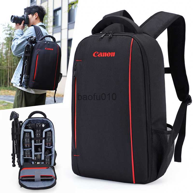 Camera bag accessories Professional Large-capacity Camera Bag Waterproof Nylon Wear-resistant Photography Backpack for Canon Nikon HKD230817