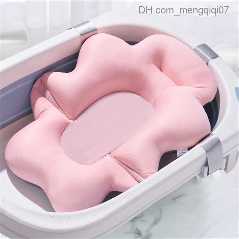 Bathing Tubs Seats Baby Bathtub Cushion Foldable Baby Bathtub Seat Support Cushion Newborn Bathtub Chair Baby Non slip Soft Comfort Body Cushion Z2308