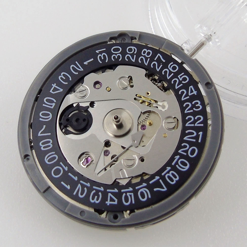 Repair Tools Kits NH35 NH36 Automatic Mechanical Movement Day/Date Display For 3/3.8/4 o'clock Crown Watch Accessories Hacking Second 230817