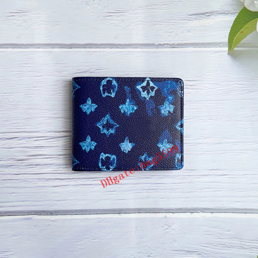 2023 High Quality Designers Wallets Cardholder France Paris Plaid Style Luxurys Mens Wallet Designers Women Wallet High-End Luxurys Designers Wallet