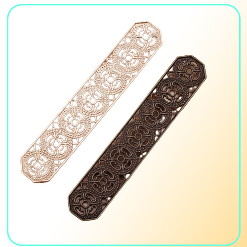 BoYuTe 30 PiecesLot 8215MM Metal Brass Stamping Plate Filigree Diy Hand Made Jewelry Findings Components