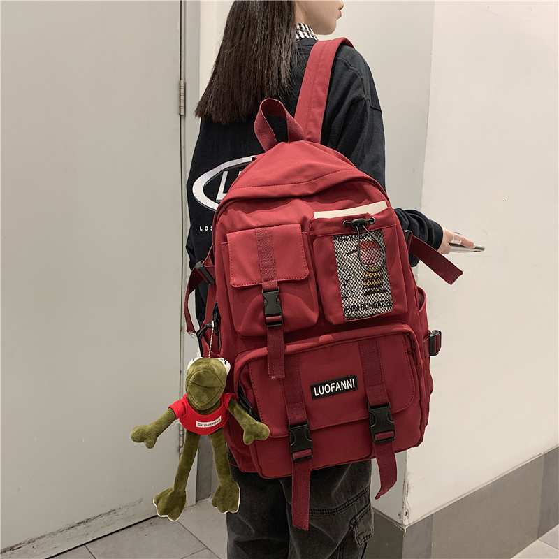 School Bags Nylon Backpack for Boys and Girls Travel Mesh Students College Bag Cool Laptop Male Book Women Unisex 230817