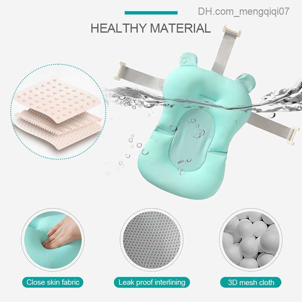 Bathing Tubs Seats Baby Bathtub Cushion Children's Folding Bathtub Pillow Non slip Bathtub Cushion Baby Seat Cushion Children's Portable Sho