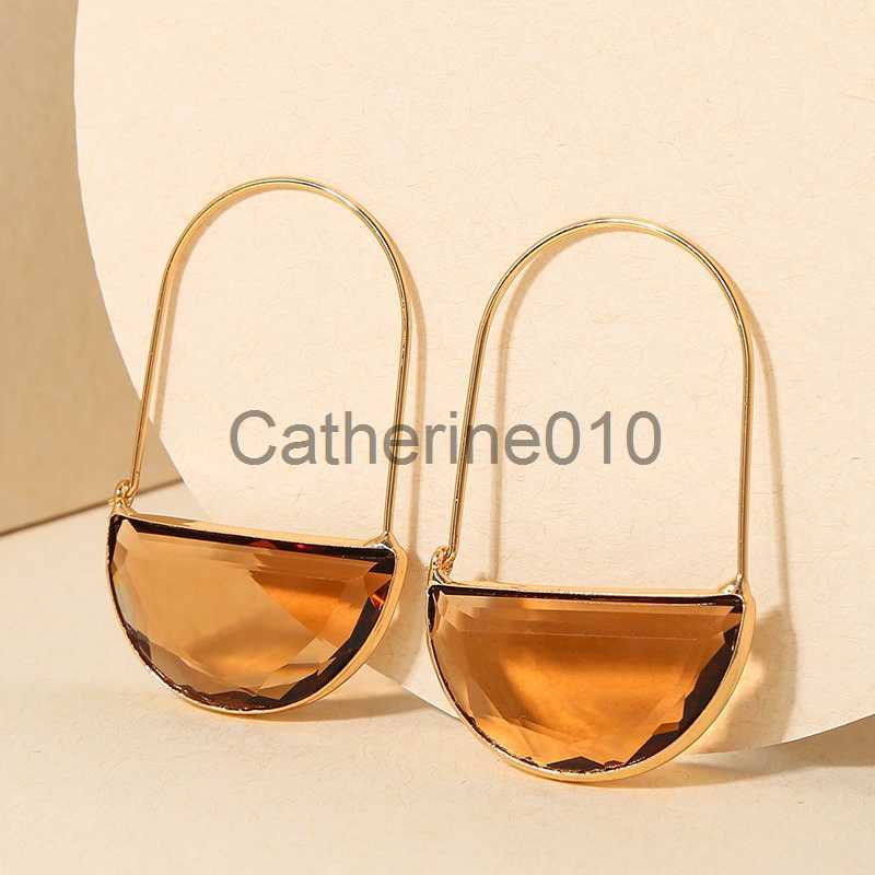 Charm Half Round Bag Earrings Party Banquet Ornaments For Women Girls J230817