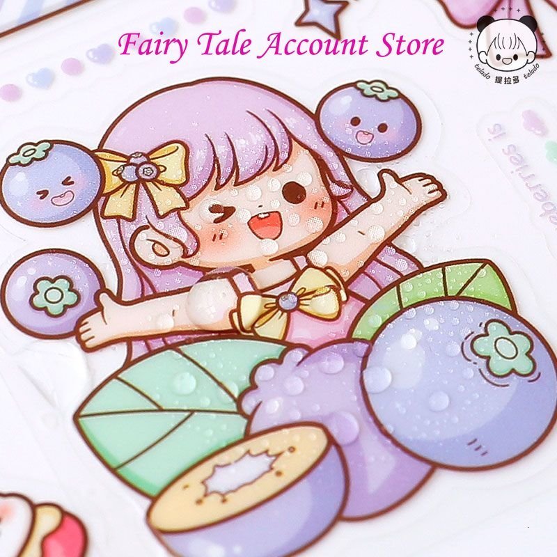 Other Decorative Stickers Telado Sauce 72 Variable Waterproof Sticker Gift Box Pet Cute Cartoon Guka Handheld Account 230818