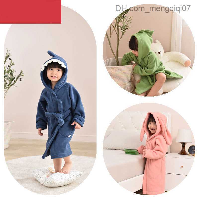 Towels Robes 90-140CM Baby Clothing Cartoon Hoodie Girls Boys' Pajamas High Quality Bathroom Towels Children's Soft Bathroom Pajamas Childre