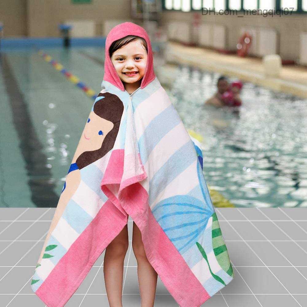 Towels Robes Baby hooded towel children's beach towel cotton bath towel children's bath towel Z230819