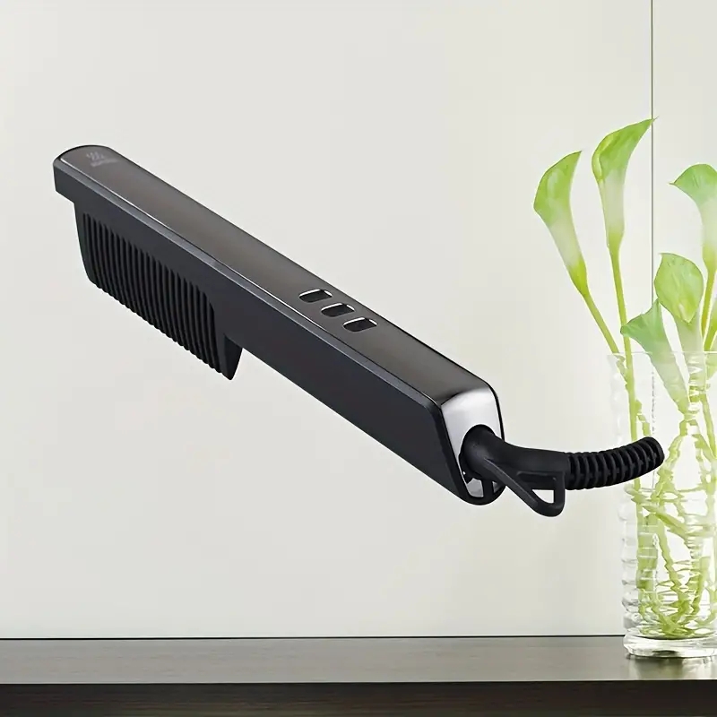 Hair Straight Comb Beard Comb Electric Beard Straightening Comb With Six Speed Temperature Digital Temperature Display