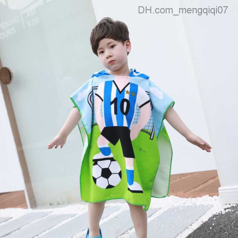 Towels Robes Summer Girls' Bath Towel Neonatal Hoodie Cartoon Robe Cartoon Cloak Shawl Baby Bath Towel Baby Bath Towel Z230819