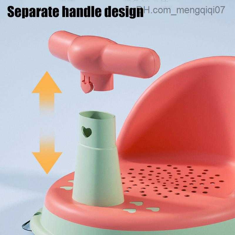 Bathing Tubs Seats Non slip baby shower chair with backrest support baby shower chair children's shower accessories Z230818