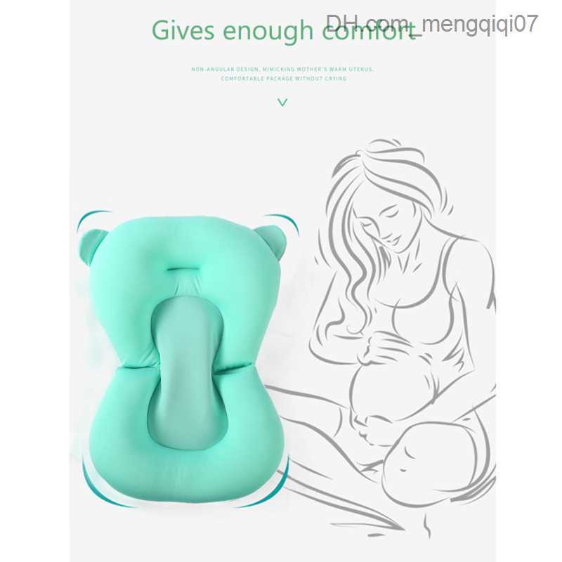 Bathing Tubs Seats Baby shower mat bathtub seat anti slip support bathtub safety support folding pad. Z230818
