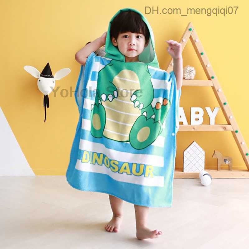 Towels Robes Baby girl princess dress children's bathroom hooded bath towel cute boy swimming towel beach towel children's pajamas Z230819