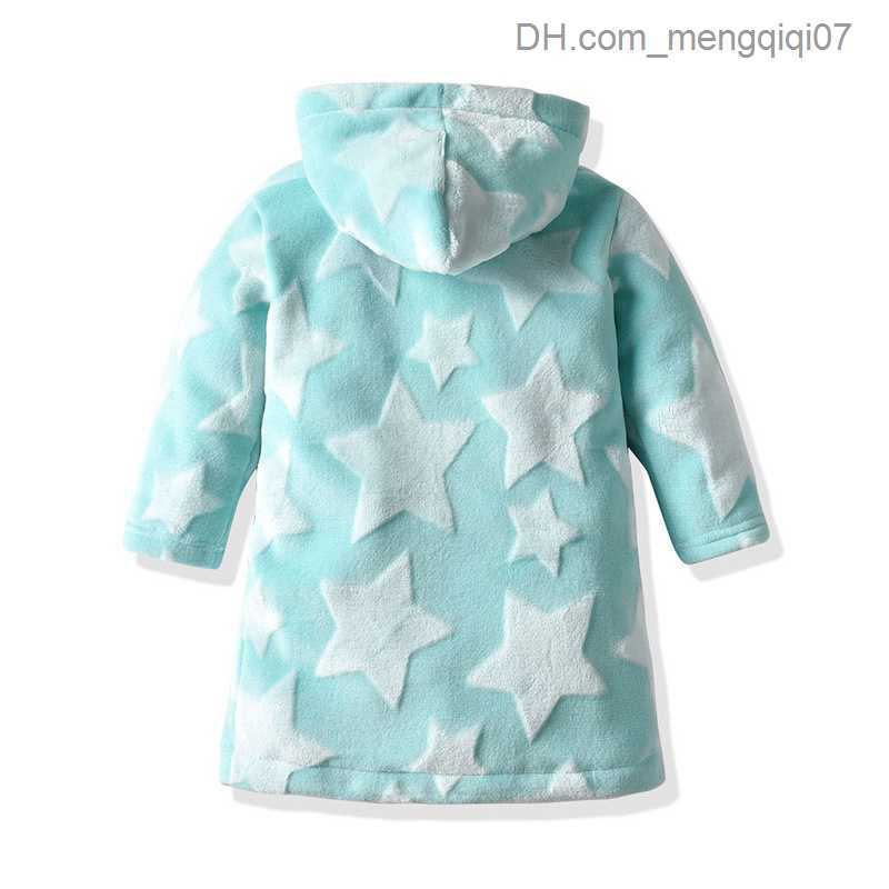 Towels Robes BBP 2-8Y Star Baby Clothing Hooded Girls Boys Baby Clothing Family Clothing Pajamas Bathroom Towels Soft Bathroom Pajamas Children's